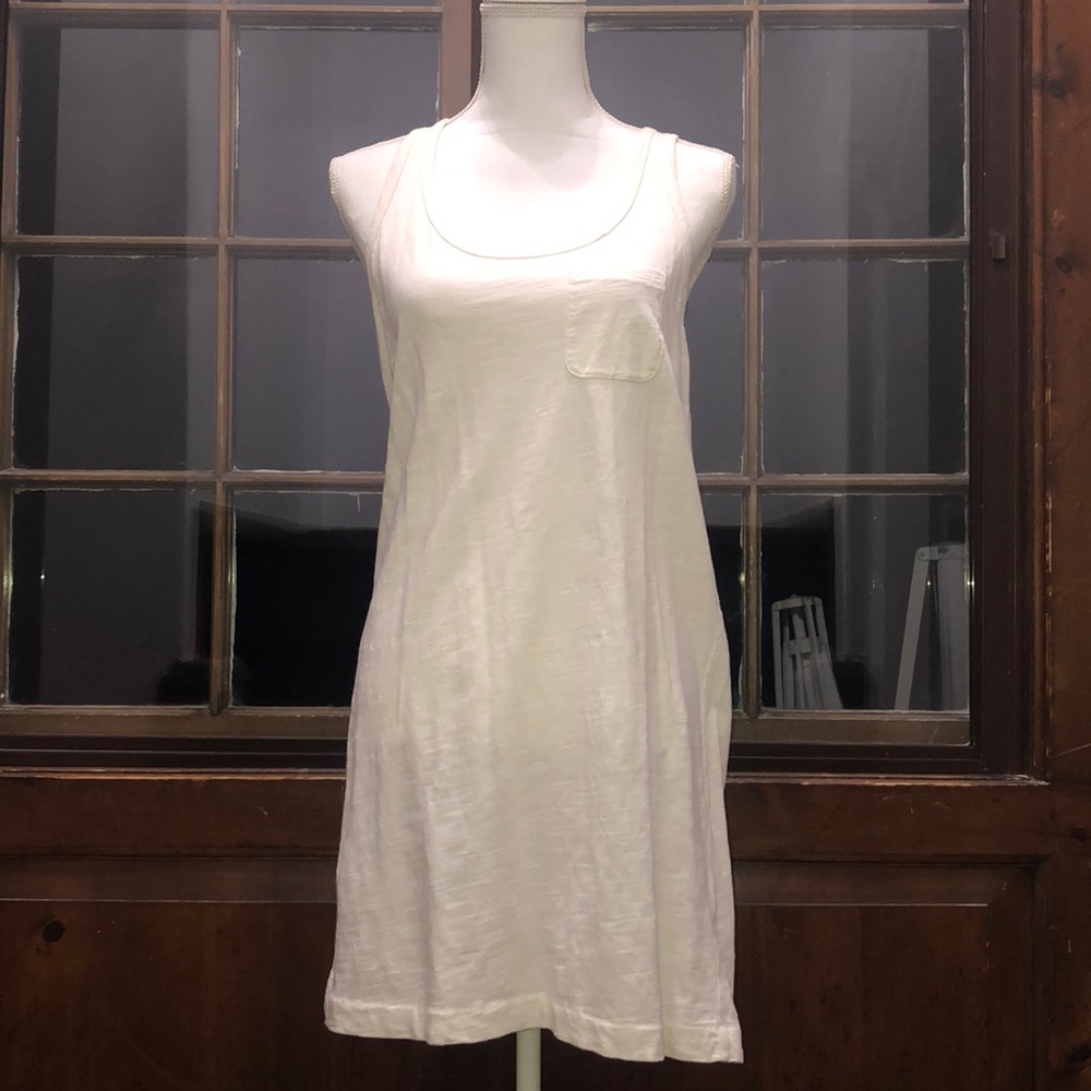 J. Crew white tank dress